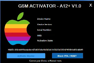 GSM Activator Tool A12+ Bypass No Signal iPhone Xr To 17 Pro Max, iPad 8 To M3 - No Refund